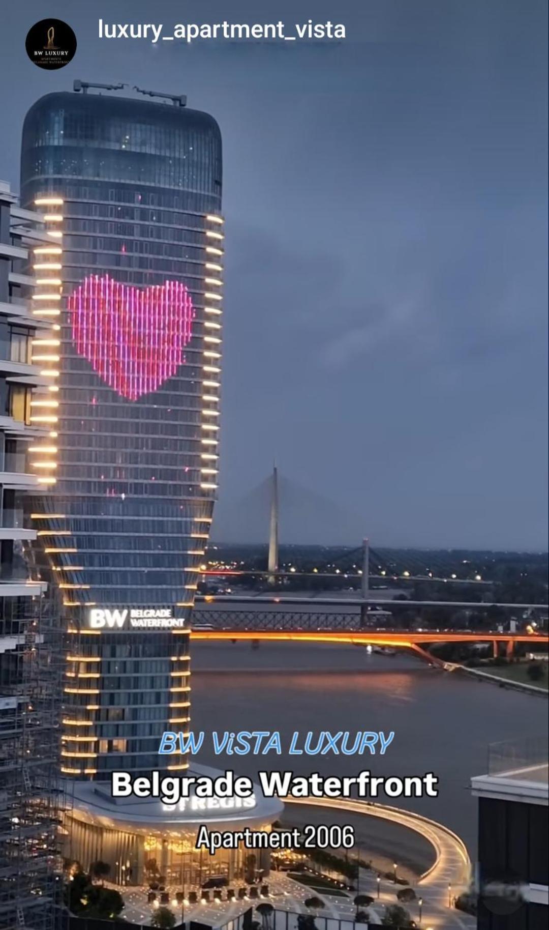 Beograd Na Vodi - BW Vista Luxury Daire Dış mekan fotoğraf